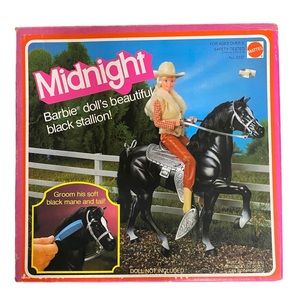 Barbie’s Black Stallion Midnight 1982 EUC In Original Box